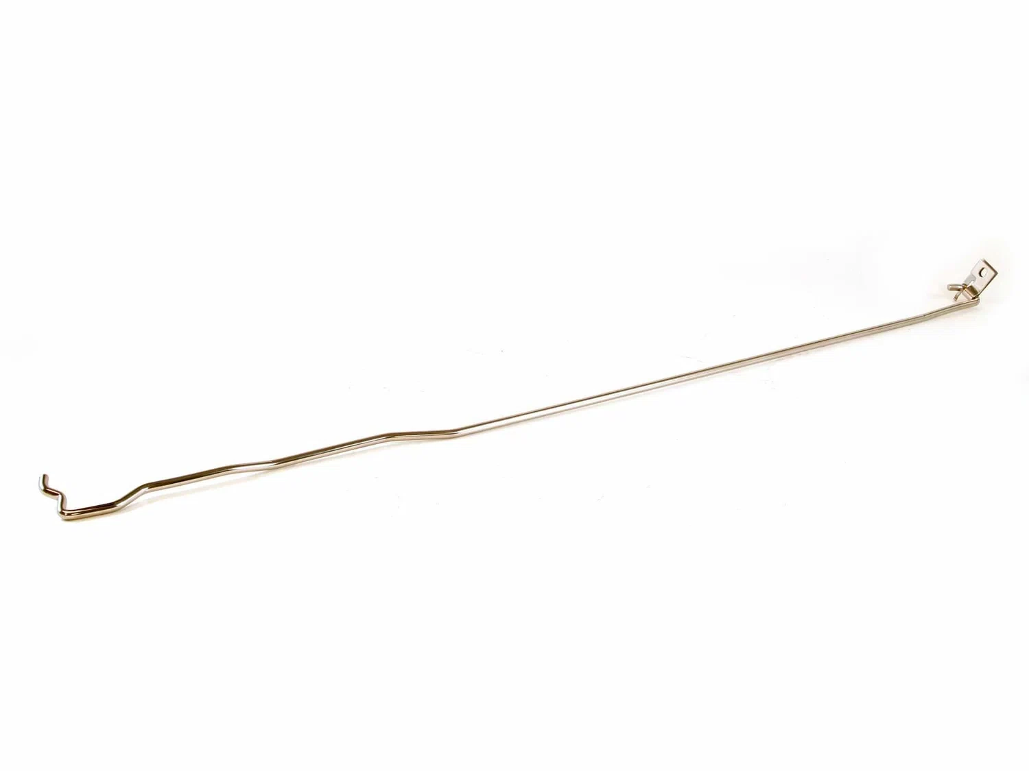 Hood Prop Rod Polished SS fits Ford Mustang 88-93 Drake Muscle Cars E8ZZ-16826-S